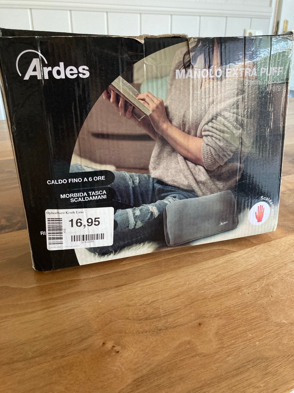 Ardes Oplaadbare Kruik Luxe - Manolo Extra Puff, Ophalen, Nieuw