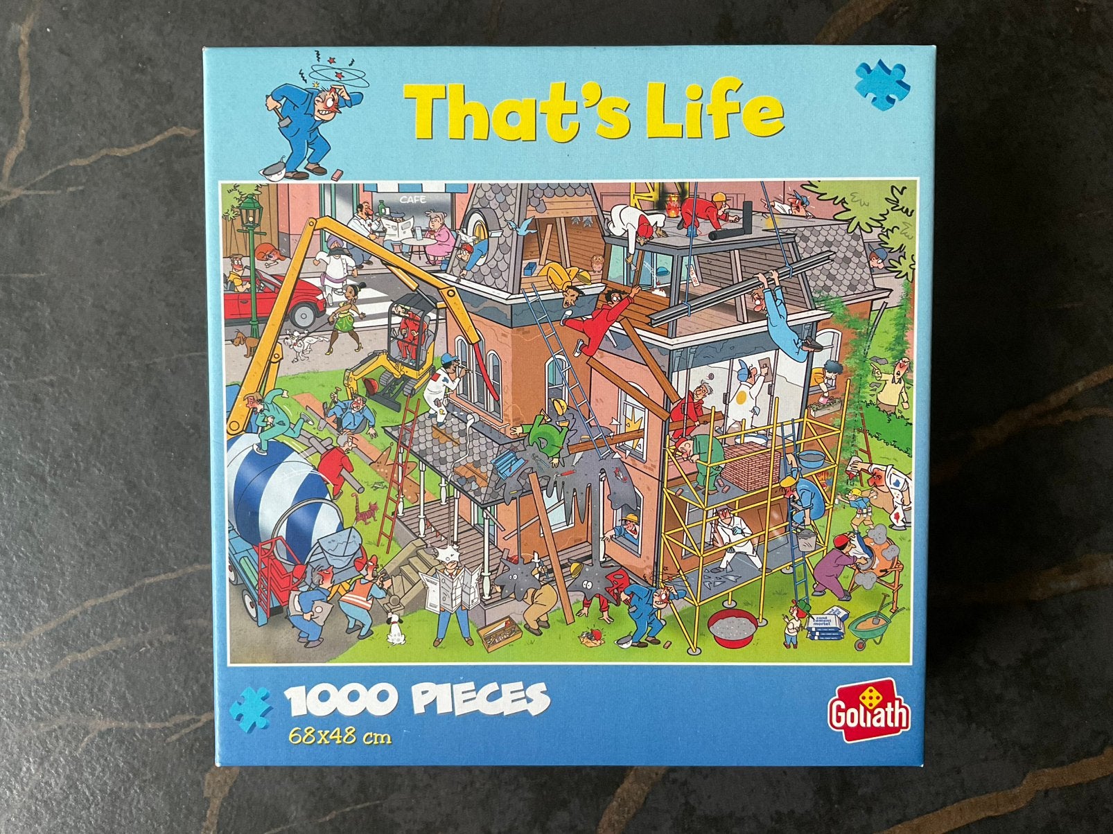 THAT’S LIFE PUZZEL - GOLIATH - 934296 HUIS RENOVATIE, Ophalen, 500 t/m 1500 stukjes, Zo goed als nieuw, Legpuzzel