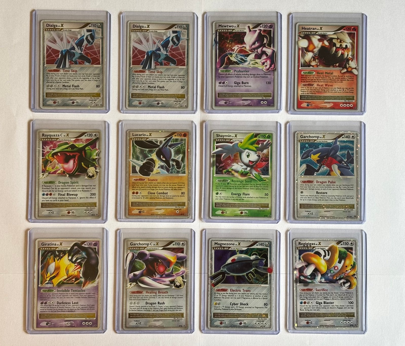 Pokémon LV.X collectie – 12 kaarten, Ophalen of Verzenden, Zo goed als nieuw, Meerdere plaatjes
