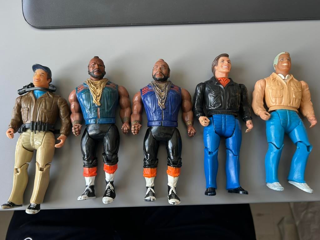 Vintage A-team poppenset voor de verzamelaars, Verzamelen, Ophalen of Verzenden, Gebruikt