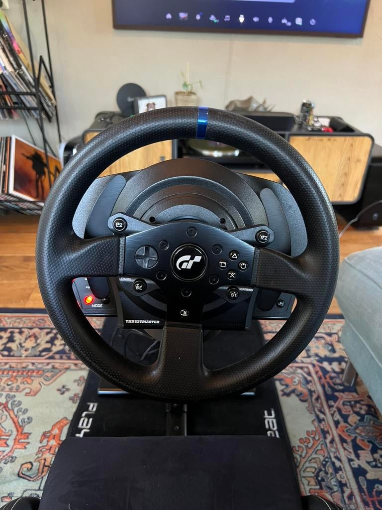 Thrustmaster T300RS GT + Playseat+mat – complete simrace set, Ophalen, Zo goed als nieuw, Playseat of Racestoel