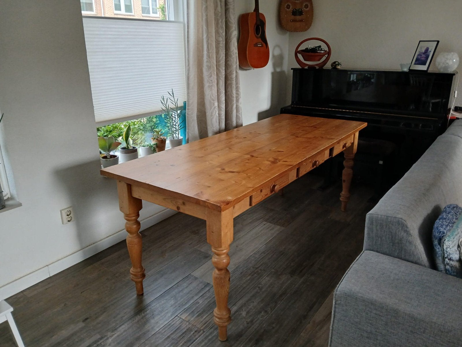 Eettafel 200x80x77 cm - Gratis af te halen, Huis en Inrichting, Tafels | Eettafels, Ophalen, Gebruikt, 50 tot 100 cm, 150 tot 200 cm