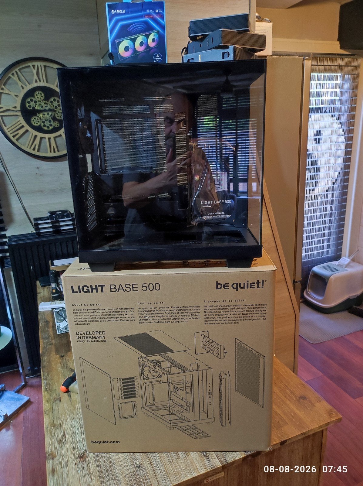 Bequiet! Light Base 500 + Lian Li Fans, Ophalen of Verzenden, Zo goed als nieuw