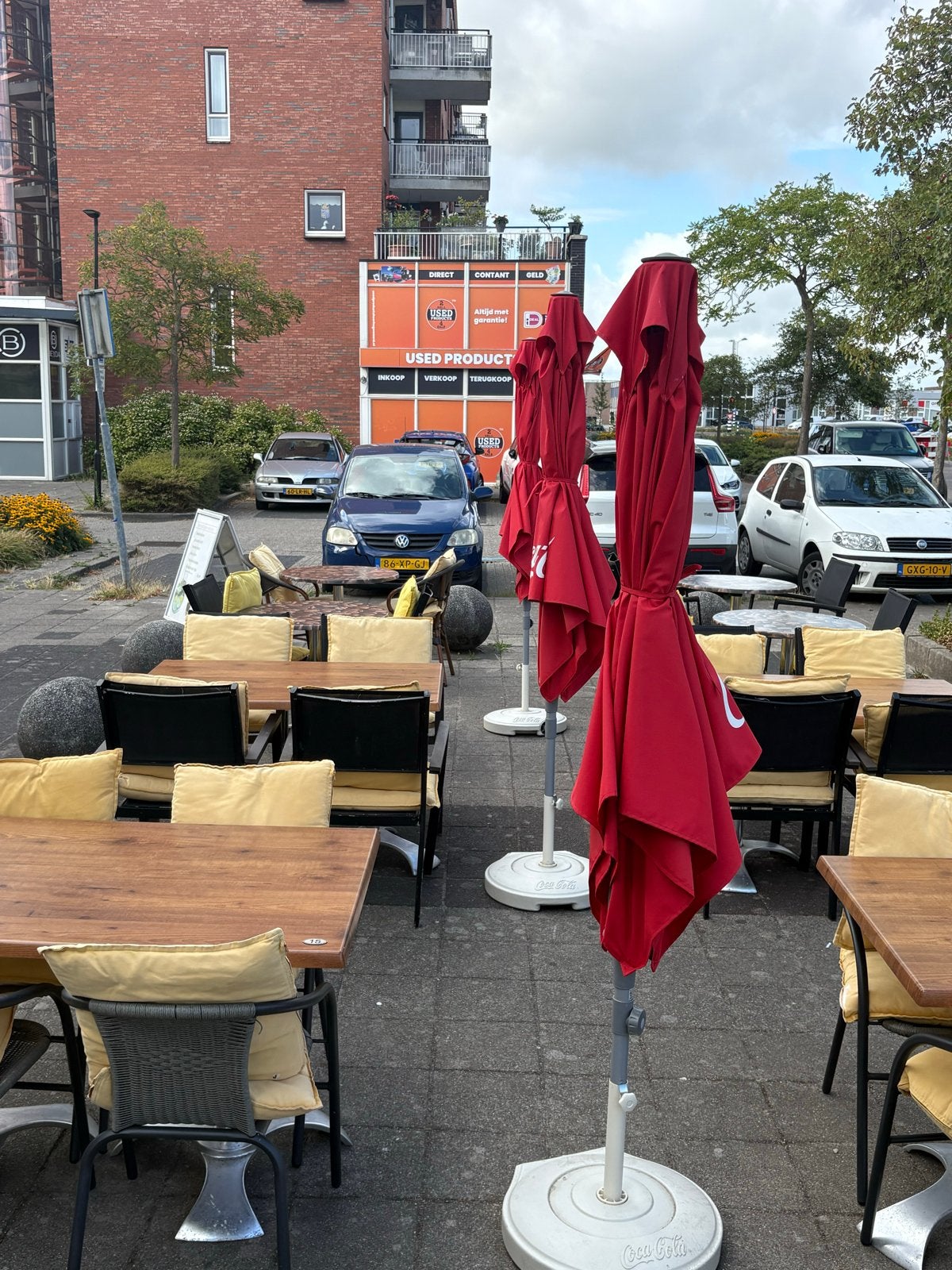 compleet terras - terras tafel - terras stoelen, Ophalen of Verzenden, Gebruikt