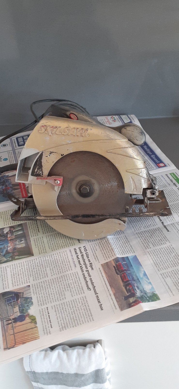 Skil Saw Cirkelzaag - Gebruikt maar functioneel, Doe-het-zelf en Verbouw, Gebruikt, Cirkelzaag, Skil Saw, 600 tot 1200 watt