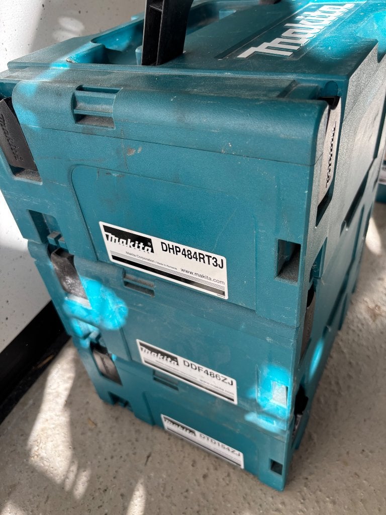 Makita boxen 4 x ( gebruikt), Ophalen of Verzenden, Gebruikt