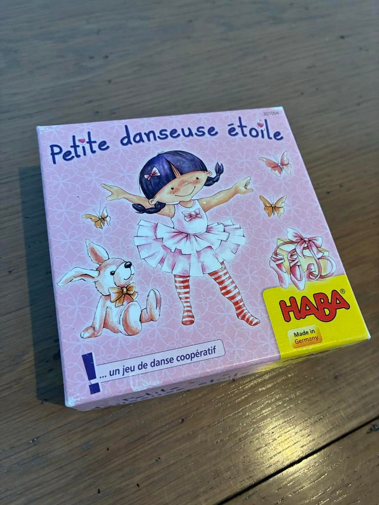 HABA Petite Danseuse Étoile - Coöperatief Dansspel, Drie of vier spelers, Ophalen of Verzenden, Zo goed als nieuw