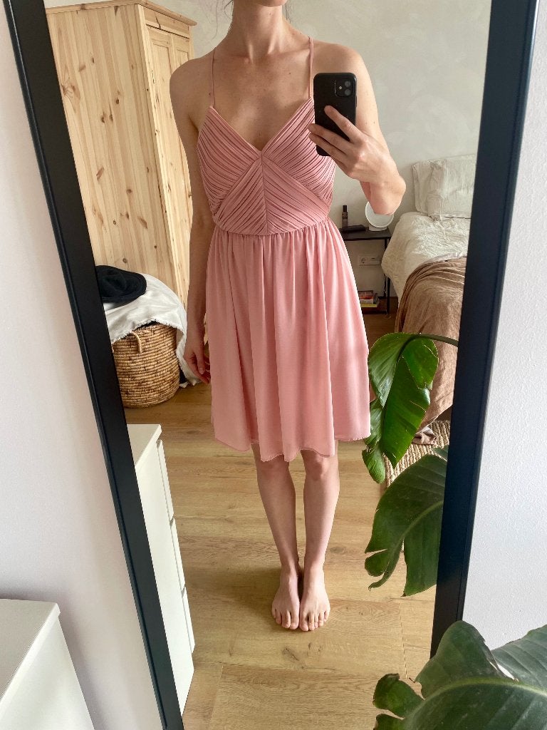 GRATIS cocktail jurk, Kleding | Dames, Jurken, Ophalen, Zo goed als nieuw, Roze, Maat 36 (S)