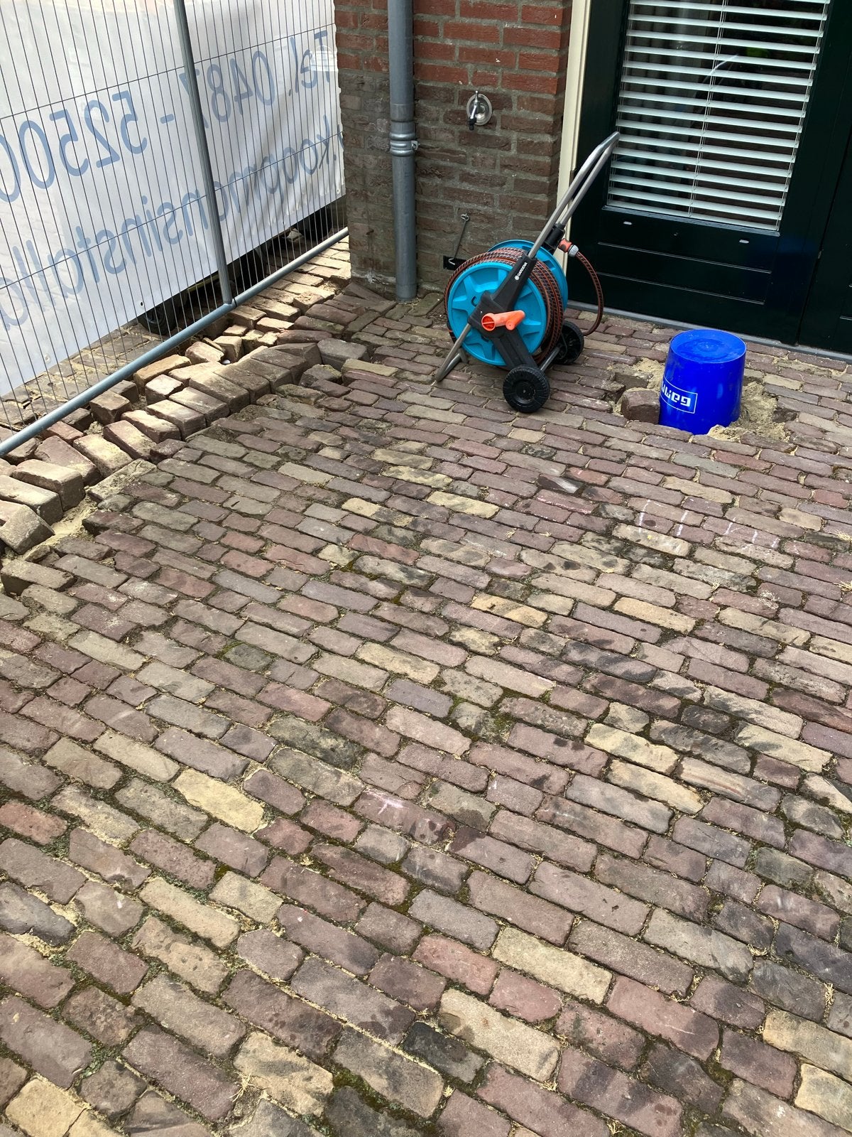 Gebakken klinkers - waaltjes - divers formaat - ca 12m2, Tuin en Terras, Tegels en Klinkers, Ophalen, Gebruikt, Keramiek, Klinkers