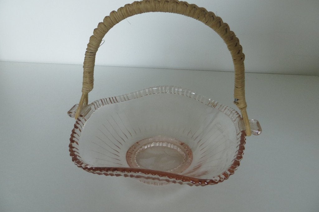 3 vintage glazen schaaltjes met mooie motieven, 2 in zacht, Ophalen of Verzenden