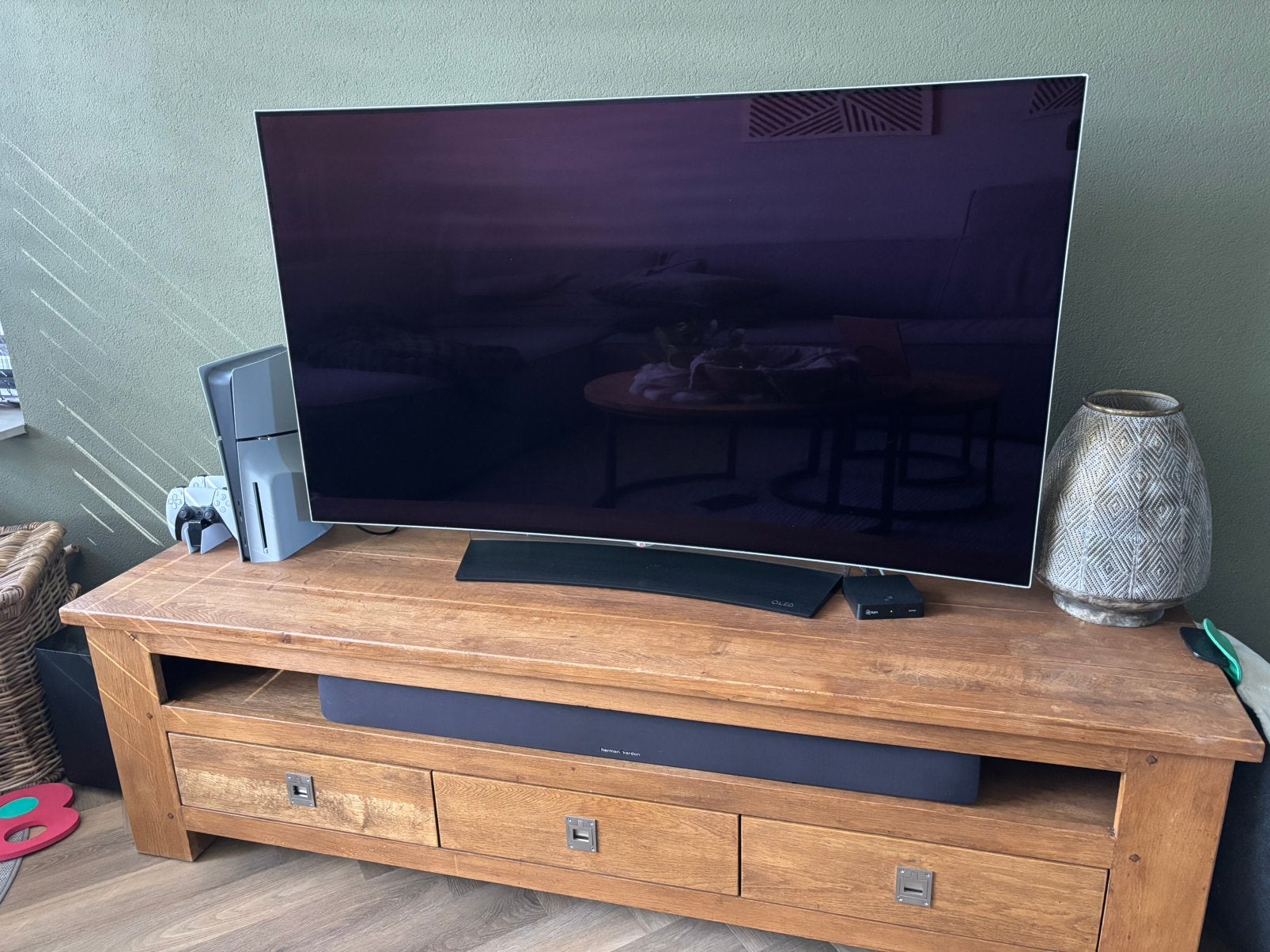 Eiken tv meubel