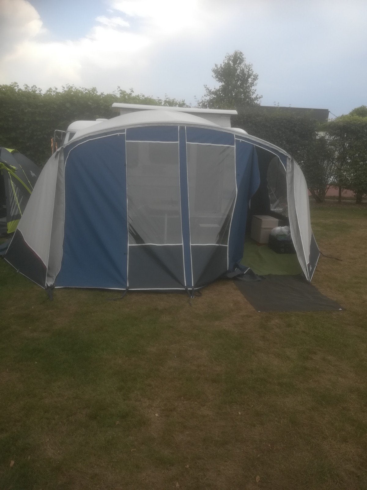 Voortent unico verona geschikt voor eriba triton tot 2010, Caravans en Kamperen, Ophalen of Verzenden, Gebruikt