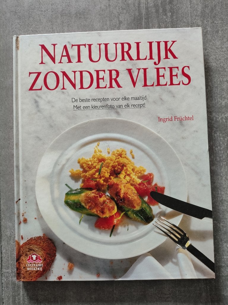 Kookboek Natuurlijk zonder vlees in nette staat, Ophalen of Verzenden, Zo goed als nieuw