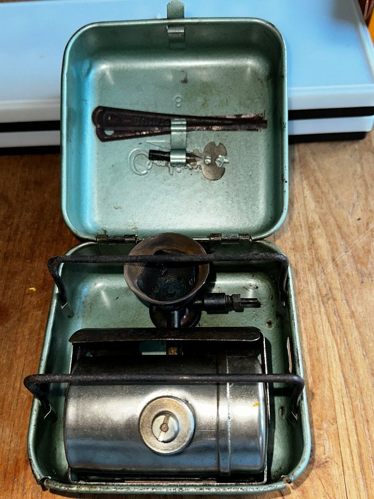 Vintage Optimus No. 8 Kampeerbrander - Made in Sweden, Ophalen, Gebruikt