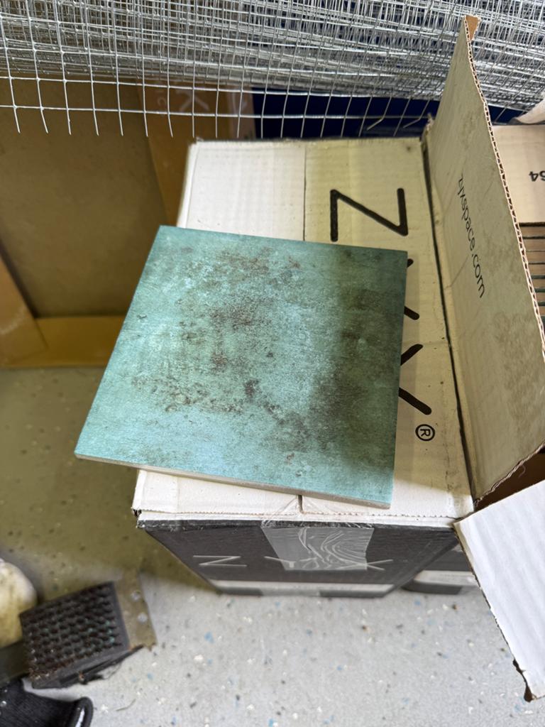Zyx Amazonia Vloer- en wandtegel 14x14cm 9mm - Emerald, Ophalen, Minder dan 20 cm, Minder dan 5 m², Wandtegels
