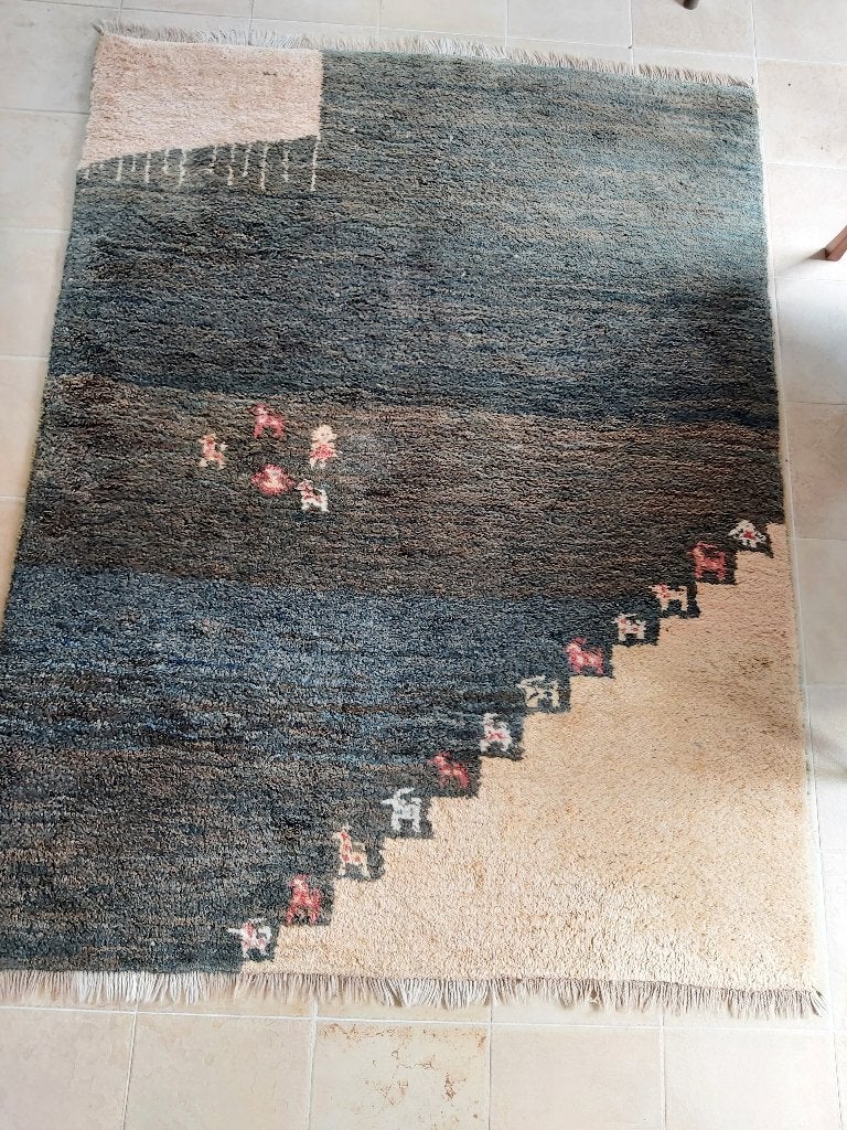 Golnari Gabbeh tapijt, Huis en Inrichting, Stoffering | Tapijten en Kleden, Ophalen, 100 tot 150 cm, Zo goed als nieuw, 150 tot 200 cm