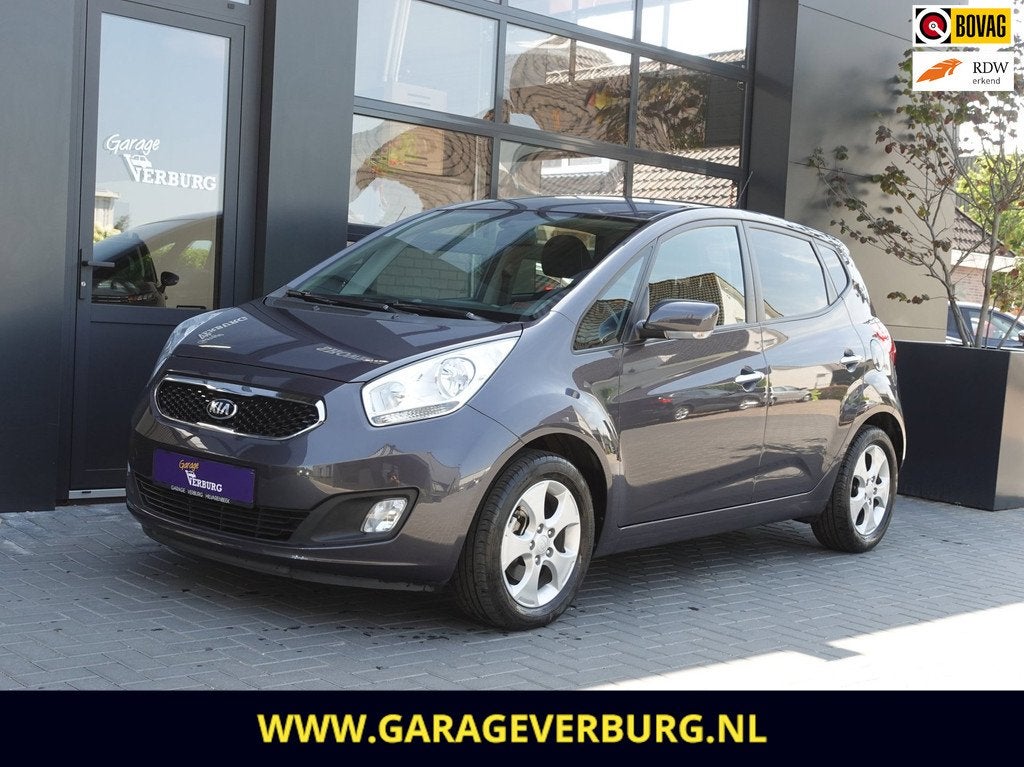 Kia Venga 1.4 CVVT World Cup Edition (Navi,Camera,Stoelverwa, Auto's, Kia, Voorwielaandrijving, Stof, Gebruikt, Zwart