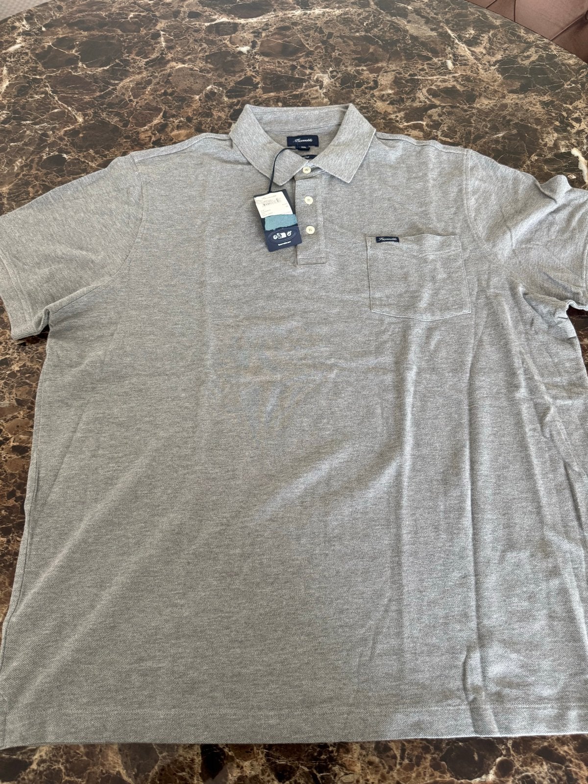Faconnable Polo Grijs XXL - Nieuw met kaartjes, Ophalen of Verzenden, Zo goed als nieuw, Overige maten, Grijs