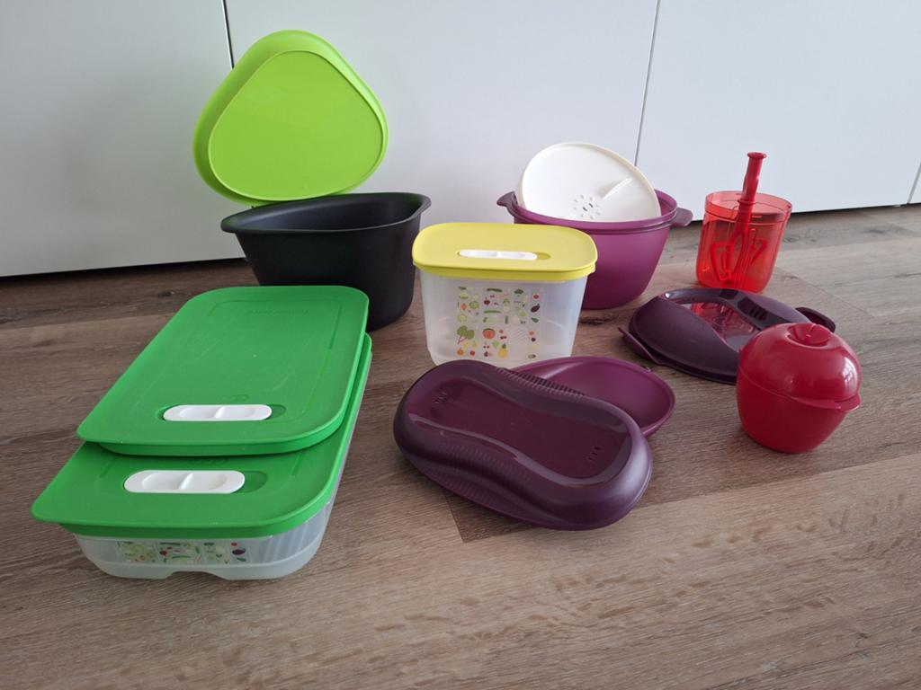 Diverse Tupperware producten (zo goed als nieuw), Ophalen, Zo goed als nieuw, Groen, Overige typen