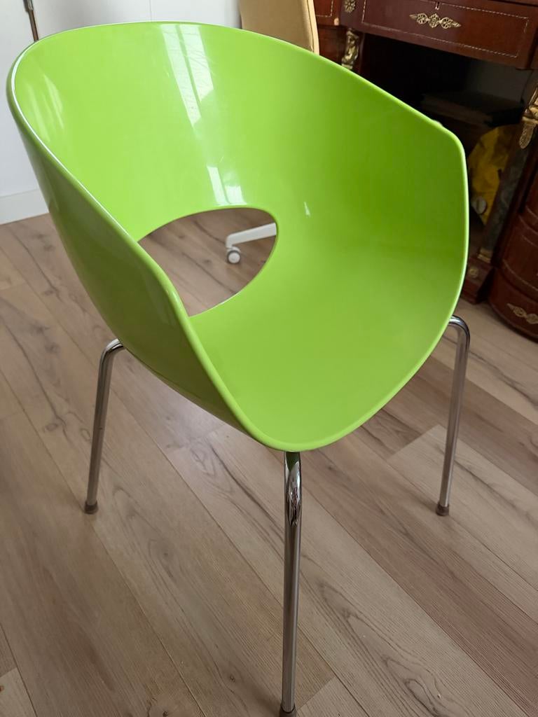 Sintesi stoel - Groen, modern design, Kunststof, Gebruikt, Overige kleuren, Ophalen of Verzenden
