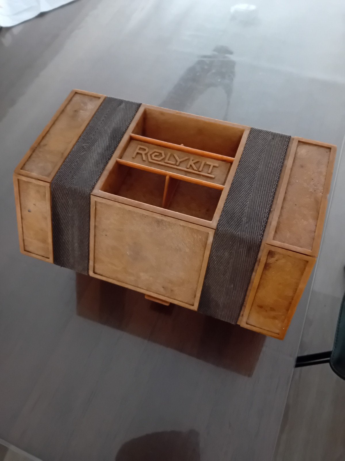 Vintage Rolykit opbergdoos, Ophalen of Verzenden