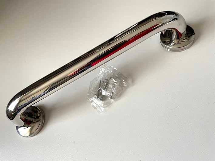 Badgreep handgreep steungreep RVS Chrome 28 cm - Nieuw, Ophalen of Verzenden, Nieuw