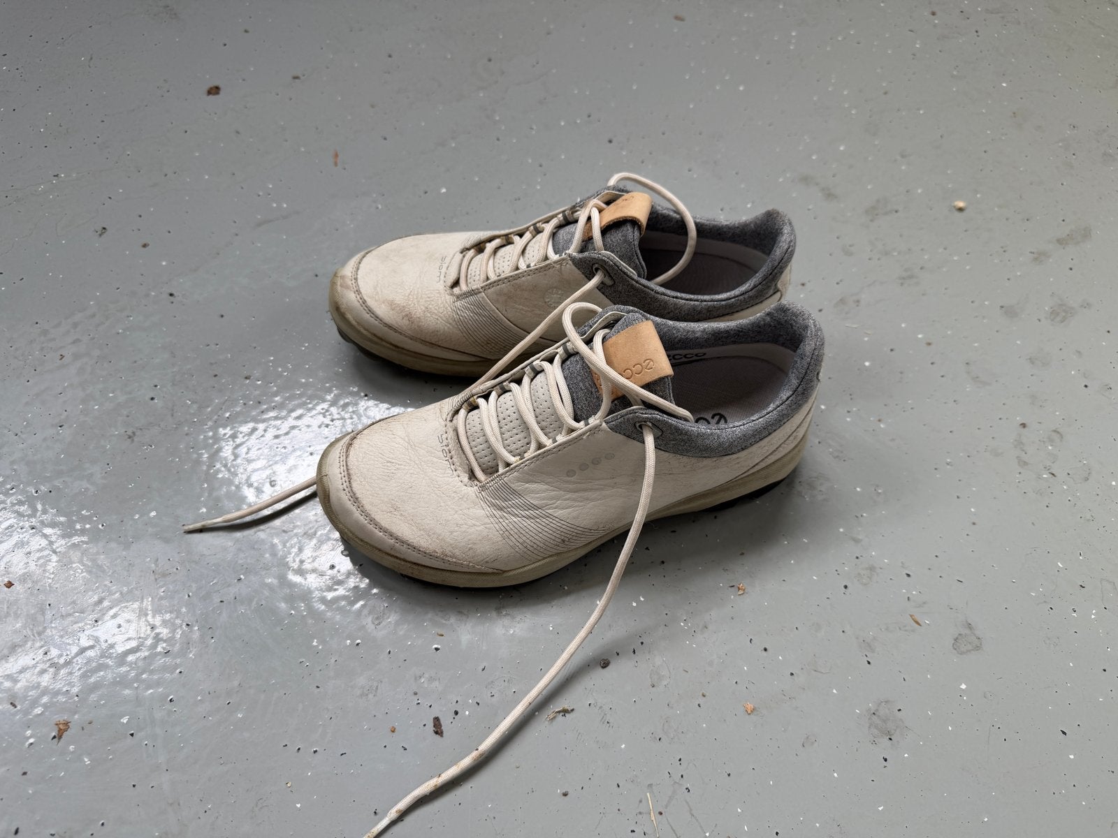 Dames golfschoenen - Ecco - Maat 35 - Zo goed als nieuw, Ophalen, Zo goed als nieuw, Wit, Sportschoenen