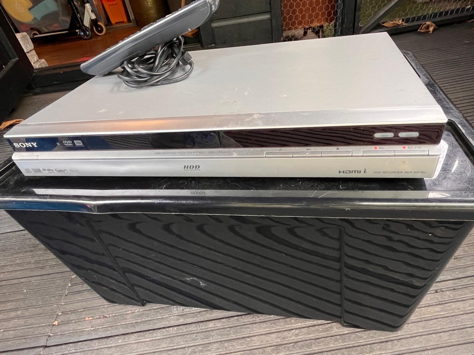 Sony RDR-HX780 DVD/HDD Recorder 160GB met afstandsbediening, Ophalen, Gebruikt, Harddiskrecorder, Met dvd-recorder