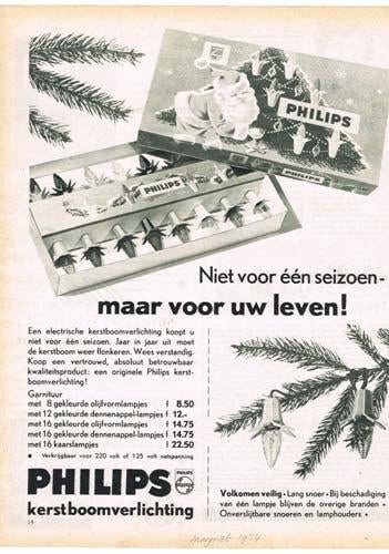 Philips - Advertenties uit Tijdschrift 1954, Verzamelen, Tijdschriften, Kranten en Knipsels, Ophalen of Verzenden, 1940 tot 1960