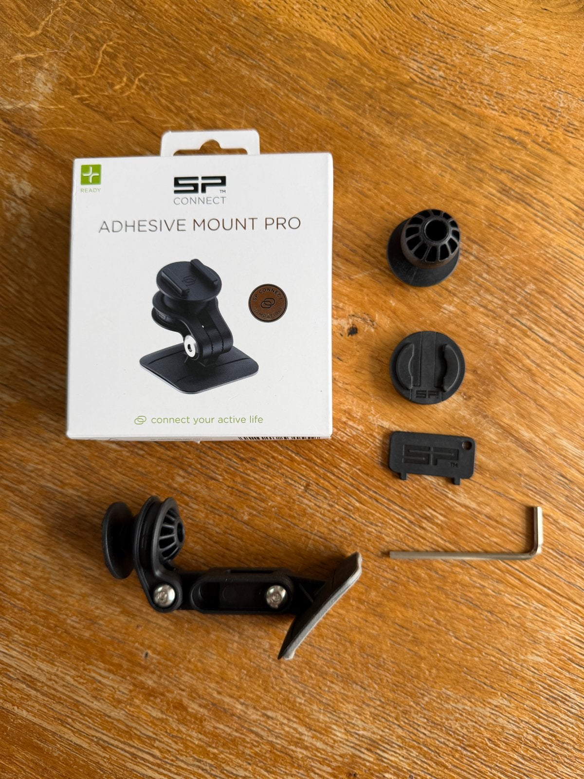 SP Connect Adhesive Mount Pro - Telefoonhouder, Motoren, Accessoires | Navigatiesystemen, Ophalen of Verzenden, Zo goed als nieuw