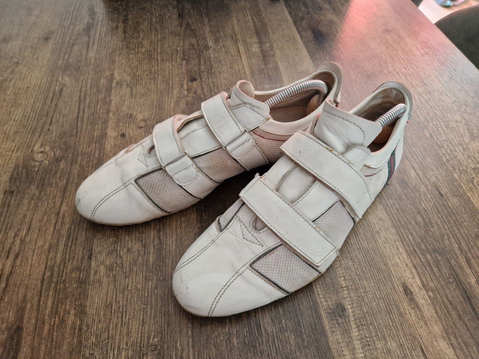 Gucci herenschoenen maat 43 - Gedragen, Wit, Ophalen of Verzenden, Sneakers of Gympen, Gucci