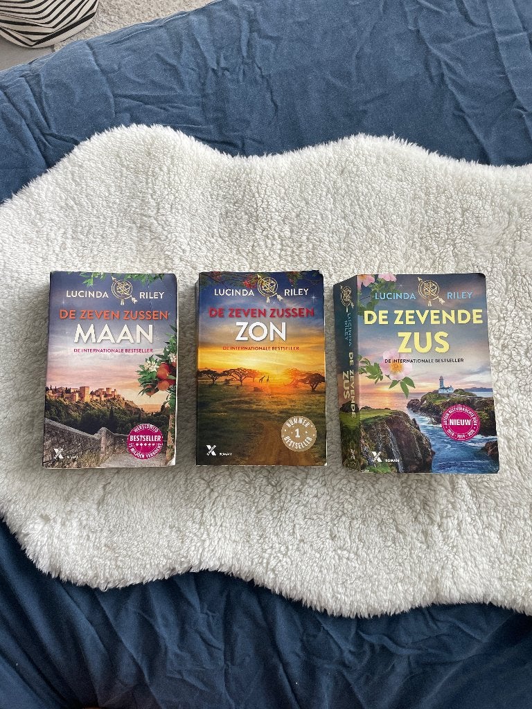 De zeven zussen - Zon, Maan & De zevende zus, Boeken, Ophalen, Gelezen, Lucinda Riley, Nederland