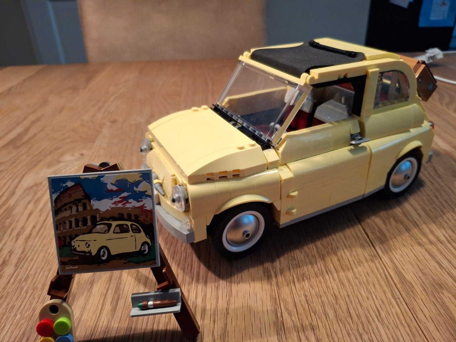 LEGO 10271 Fiat 500 - Zo goed als nieuw, Lego, Ophalen of Verzenden, Zo goed als nieuw, Inclusief instructies