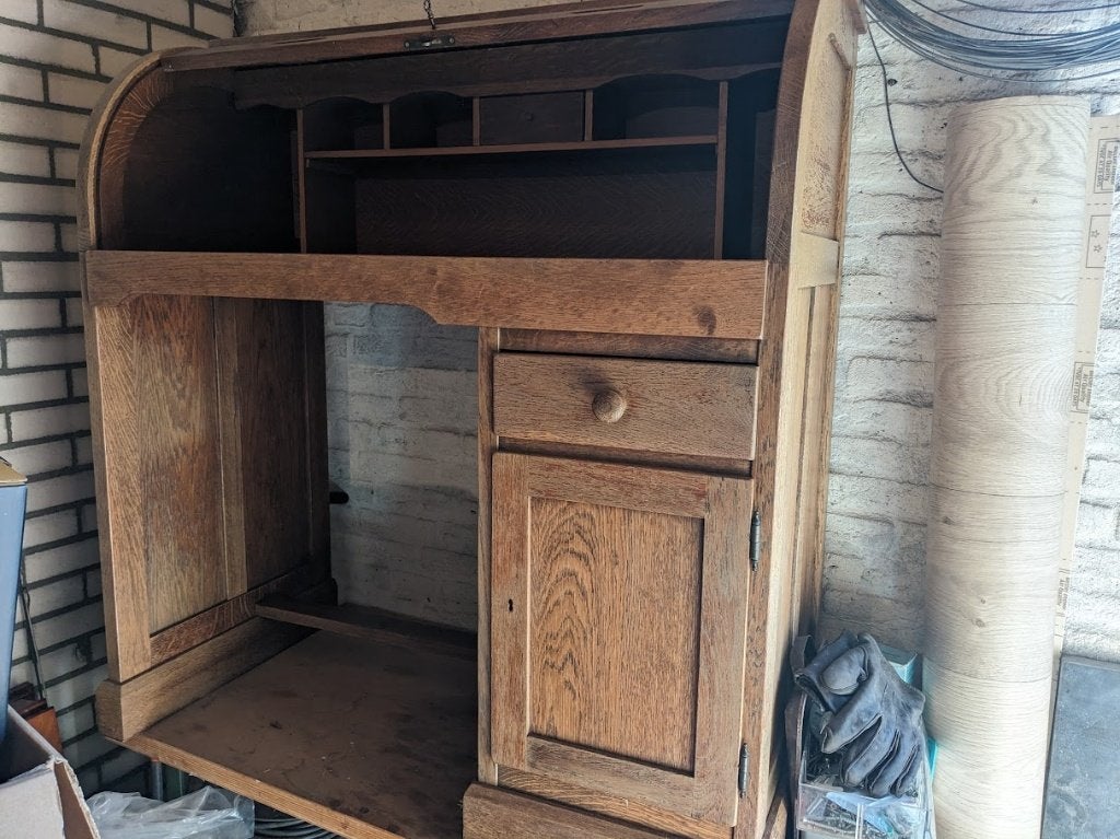 Prachtige zware kwaliteit secretaire, bureau, Huis en Inrichting, Ophalen, Gebruikt