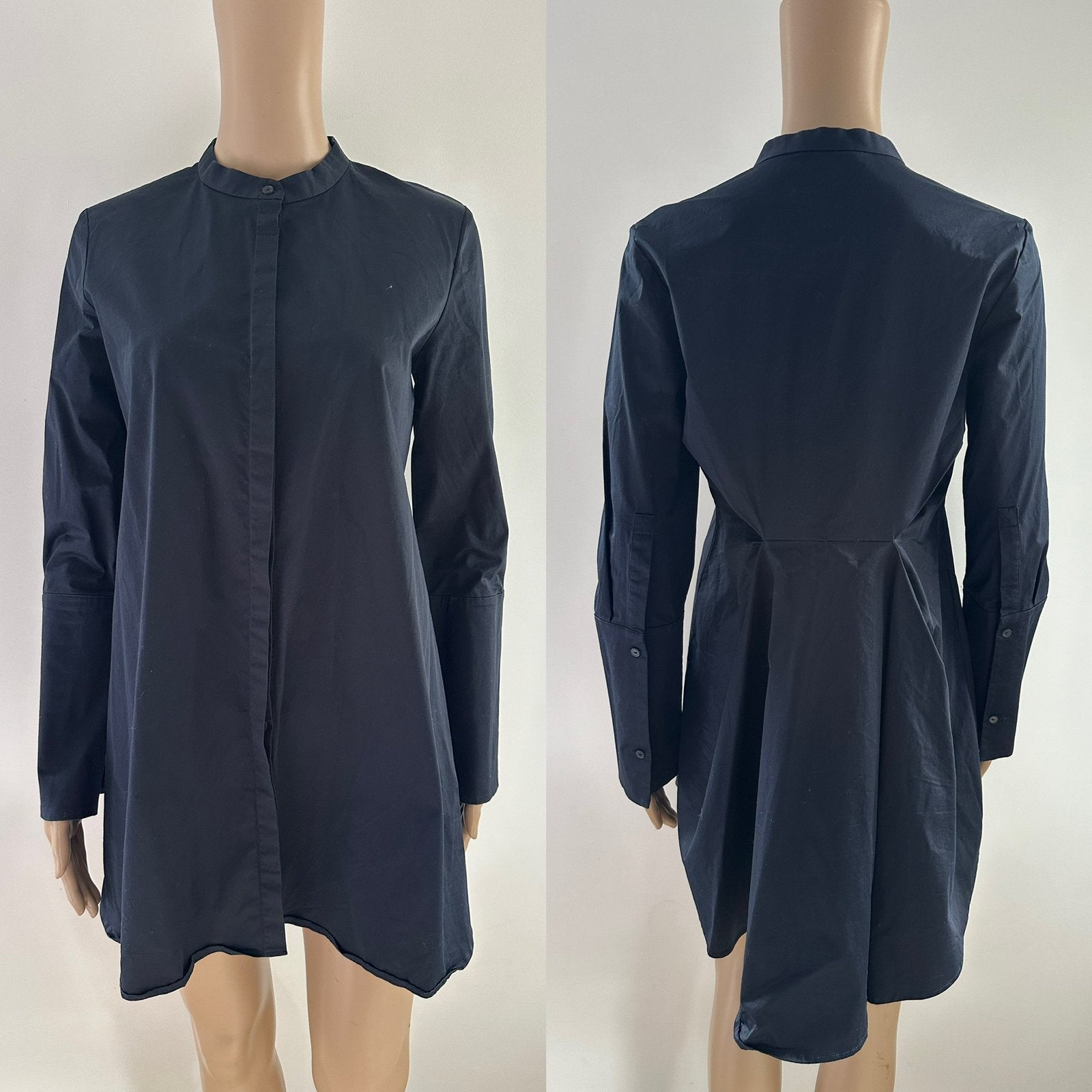 Dames COS peplum bloes shirt blouse katoen maat 34 XS blauw, Kleding | Dames, Blouses en Tunieken, COS, Blauw, Ophalen of Verzenden