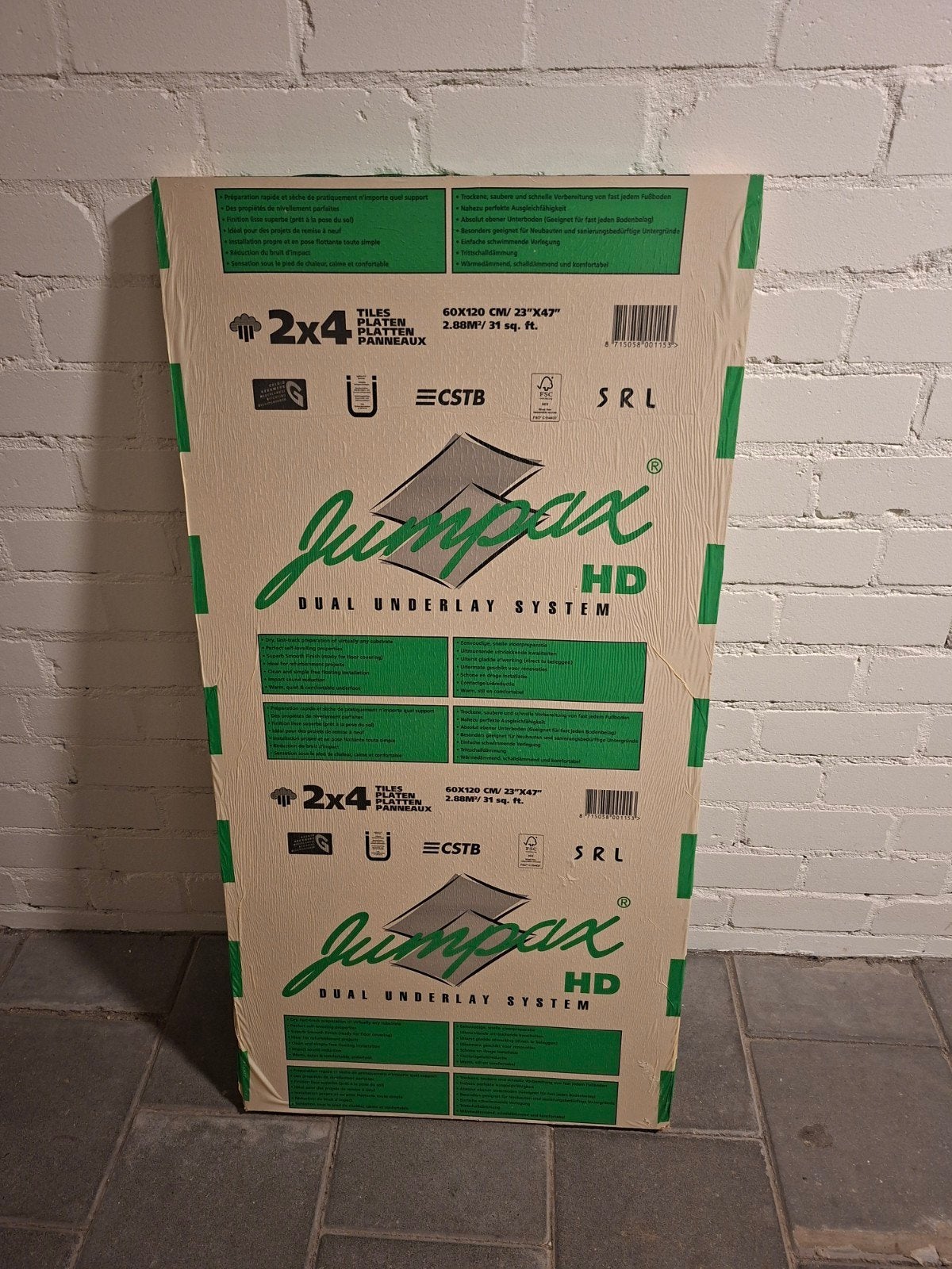 Jumpax HD ondervloerplaten - 1 pak (nieuw), Ophalen, Overige materialen, 30 cm of meer, 50 tot 150 cm