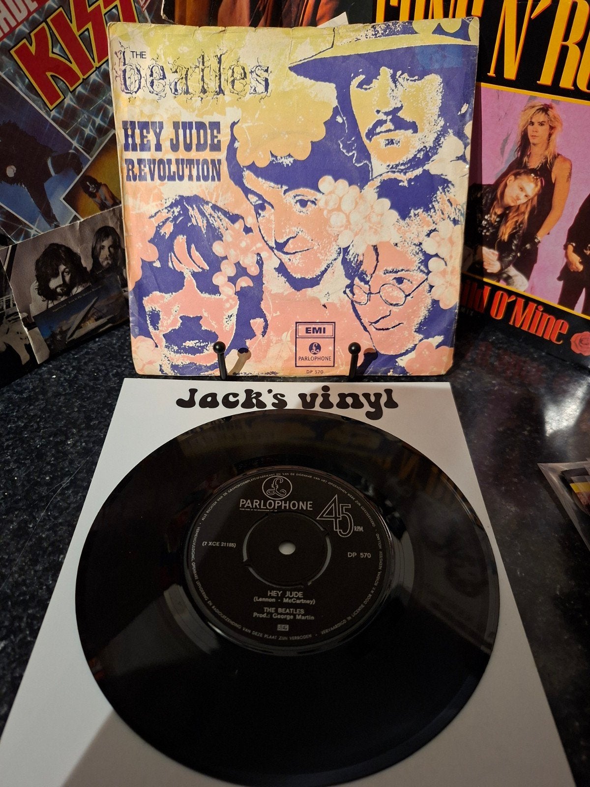 The Beatles - Hey Jude / Revolution 1968, Gebruikt, 7 inch, Ophalen of Verzenden, Fotohoes