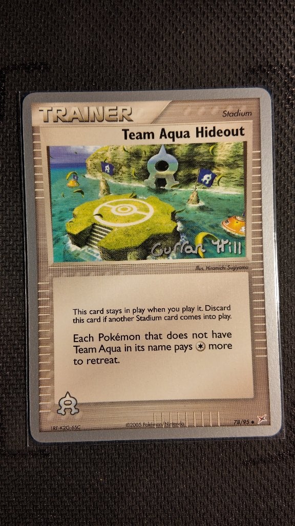team aqua hideout 78 world championship | Pokemon kaart, Ophalen, Zo goed als nieuw, Losse kaart