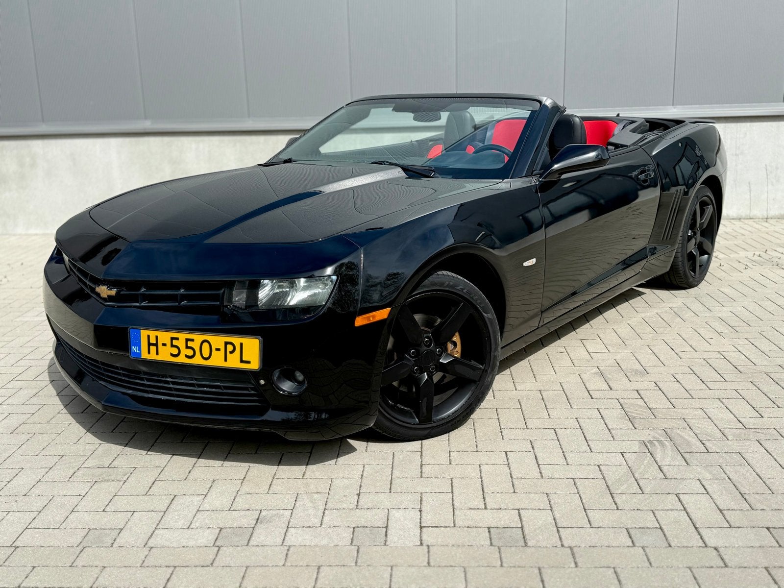 Chevrolet Camaro Cabrio, Sportuitlaat, Lage KM, Nette Staat, Cabriolet, 4 stoelen, Zwart, Bedrijf