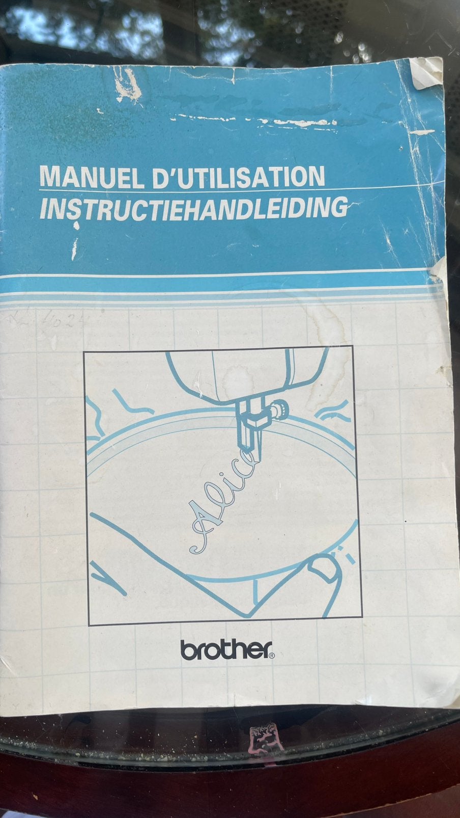 Brother Naaimachine Handleiding - Instructieboek, Ophalen of Verzenden, Gebruikt, Naaimachine, Brother
