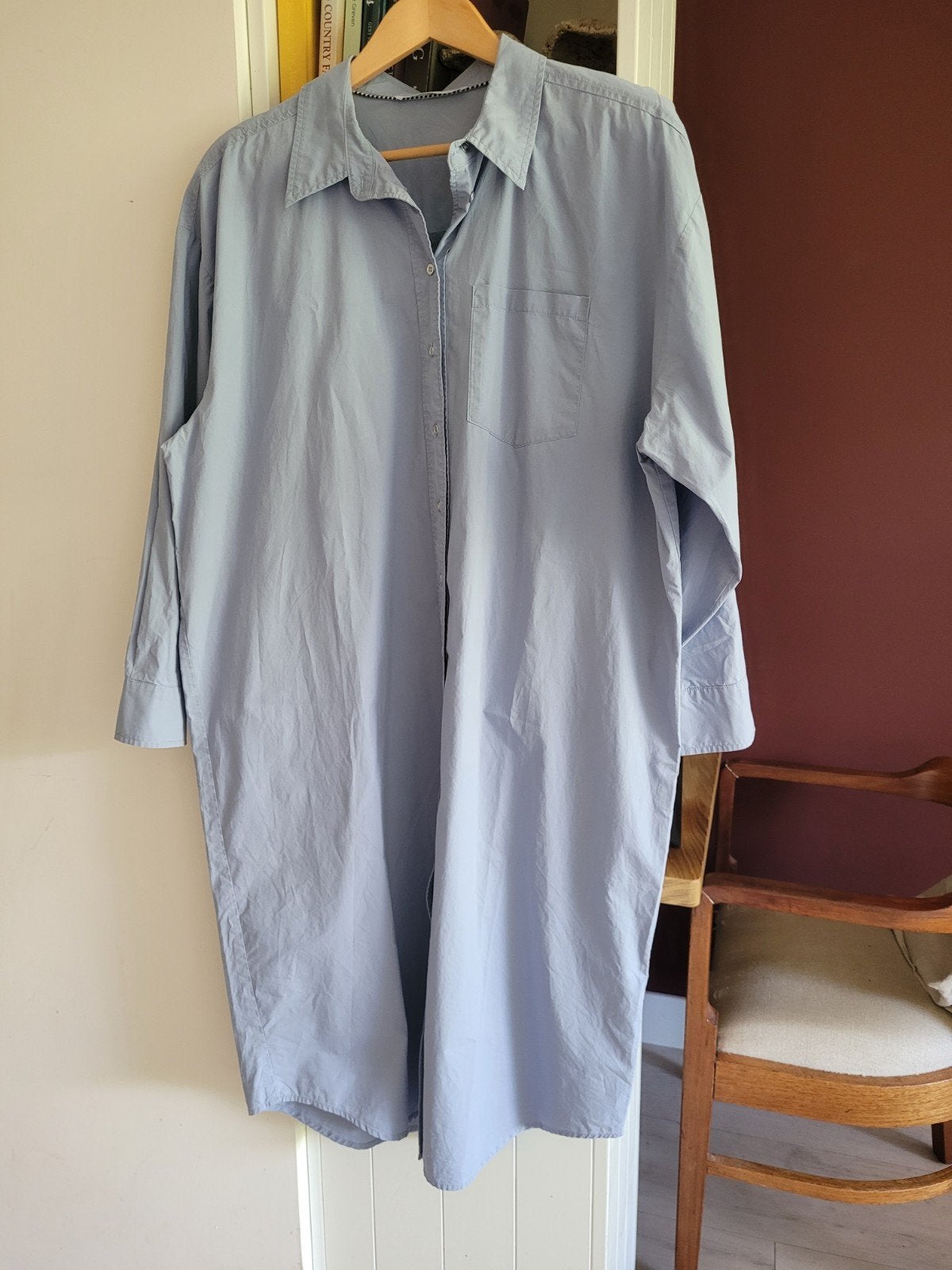 Co'Couture lange bloes/ jurk XL, Ophalen of Verzenden, Zo goed als nieuw, Maat 46/48 (XL) of groter, Blauw