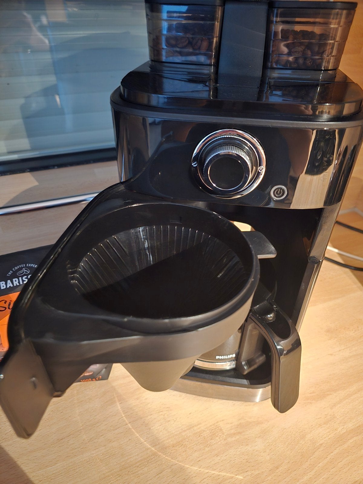 Philips koffiezetapparaat met bonenmaler, Witgoed en Apparatuur, Koffiezetapparaten, Ophalen, Afneembaar waterreservoir, Gebruikt