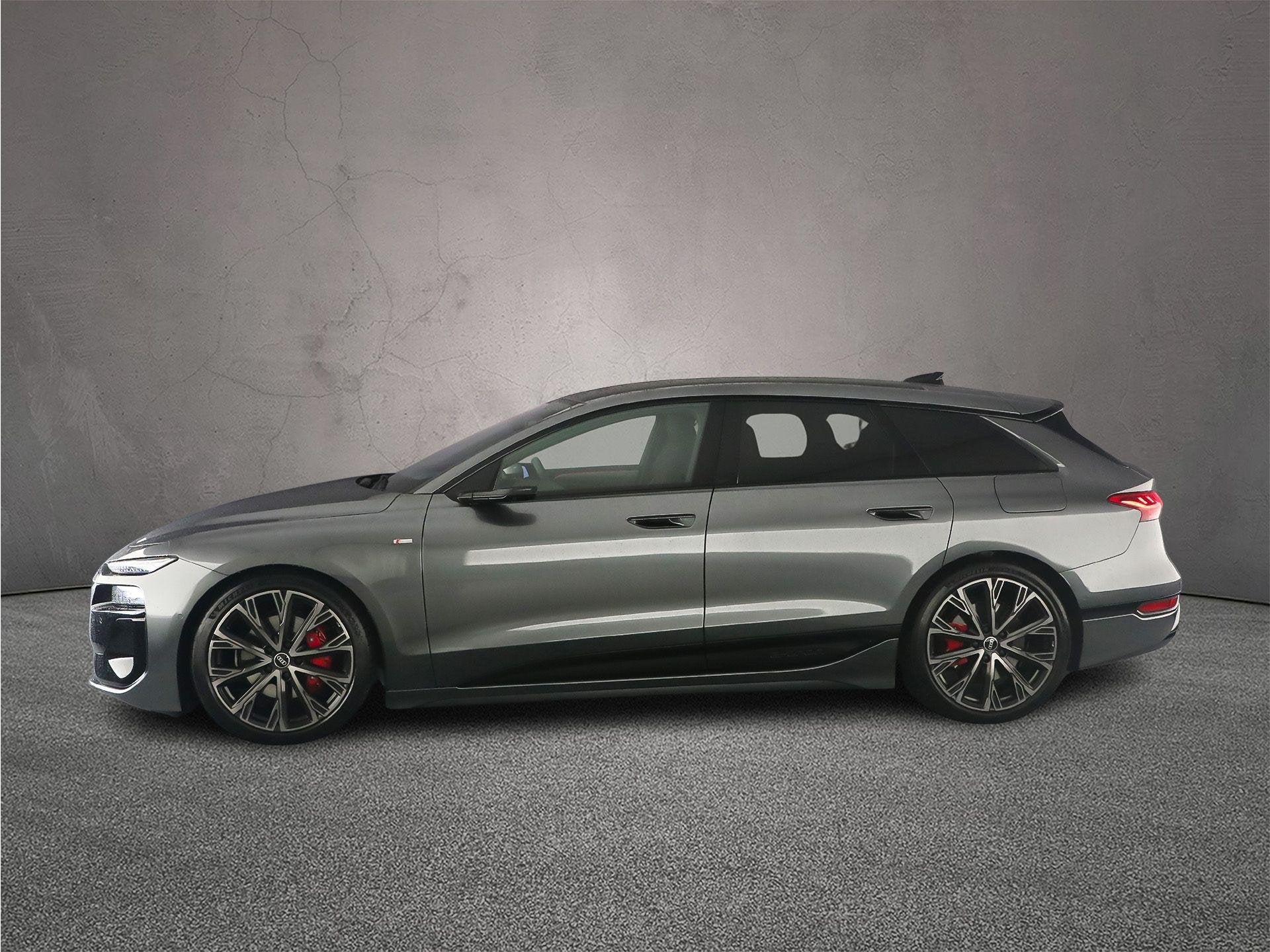 Audi A6 Avant e-tron Edition One quattro 428pk | B&O | Pano, Achterwielaandrijving, 428 pk, Leder, Zilver of Grijs