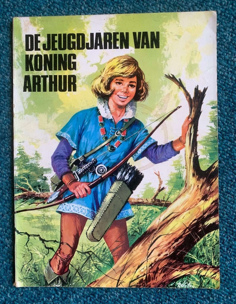Strip De Jeugdjaren van Koning Arthur - Middeleeuwse Legende, Gelezen, D'Antonio, Eén stripboek, Ophalen of Verzenden