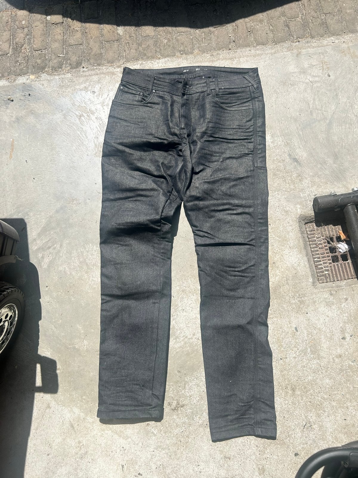Rev'it motorrijbroek jeans met kniestukken, Motoren, Kleding | Motorkleding, Ophalen of Verzenden, Tweedehands, Heren, Broek | textiel
