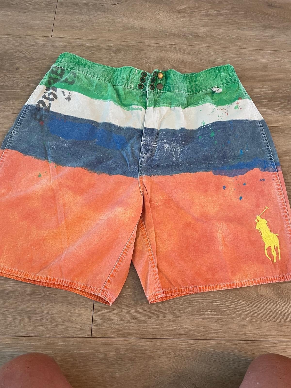 Ralph Lauren zwemshort en korte broek XXL, 100% katoen., Kleding | Heren, Ophalen of Verzenden, Overige maten, Meerkleurig, Zwemshort