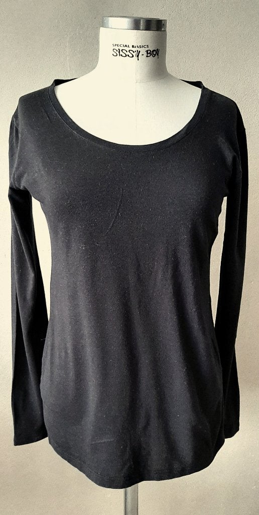 OROBLU, zwart T-shirt, maat XXL, Zwart, Maat 46/48 (XL) of groter, Ophalen of Verzenden, Lange mouw