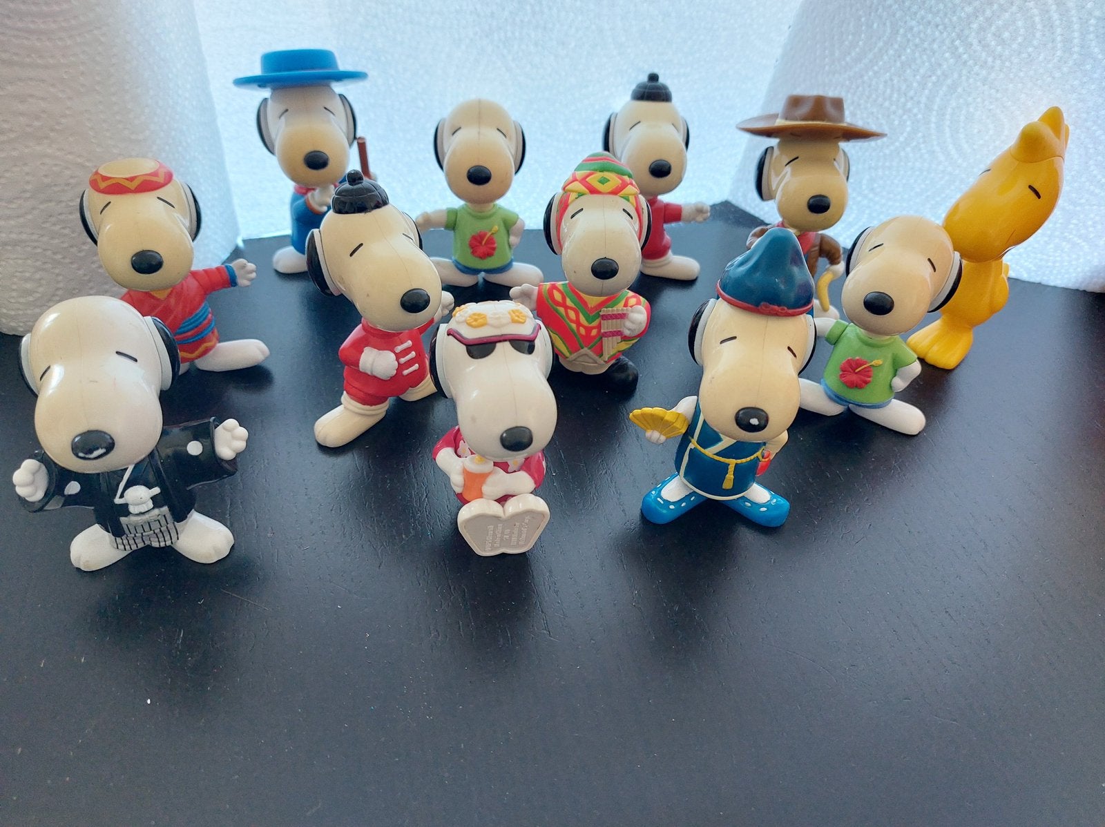 12 Snoopy figuurtjes, Ophalen of Verzenden, Gebruikt
