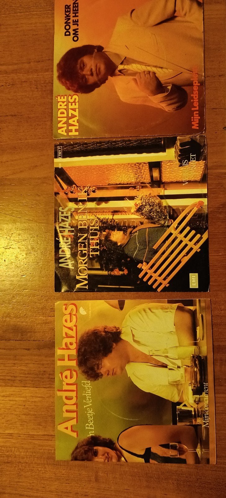 André Hazes Singles Collectie: 3x 7 inch Vinyl, Cd's en Dvd's, Gebruikt, 7 inch, EP, Nederlandstalig