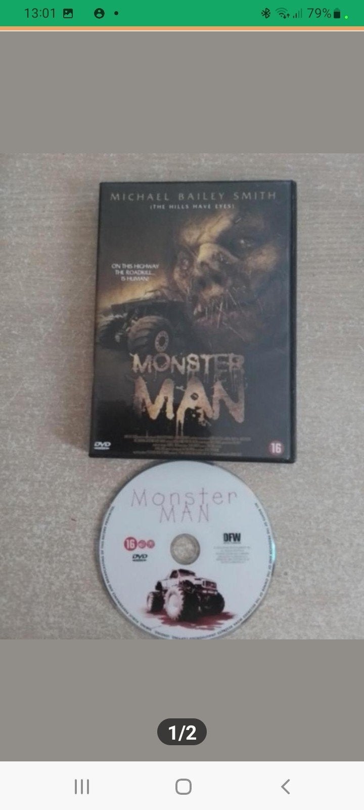 Film Monster Man (Michael Bailey Smith, Cd's en Dvd's, Dvd's | Horror, Monsters, Vanaf 16 jaar, Engels, Nederlands, Ophalen of Verzenden
